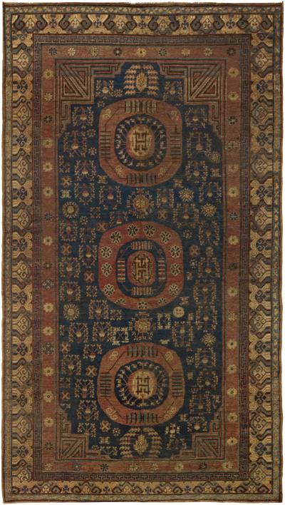 Vintage Samarkand Khotan Rug