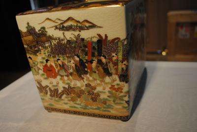 Vintage Satsuma Jardiniere