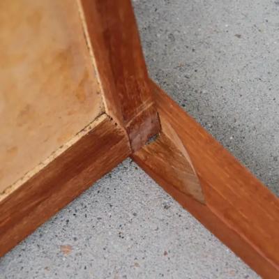 Vintage Scandinavian Planter with Pressed Copper Sides