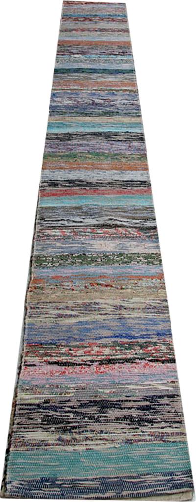 Vintage Scandinavian Rag Runner