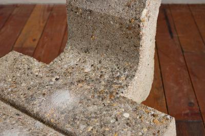 Vintage Sculptural Concrete Chair