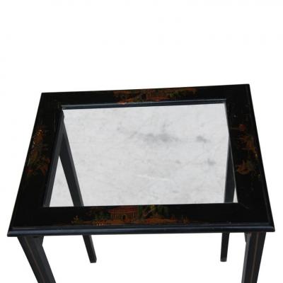 Vintage Set of 3 Japanned Nesting Tables
