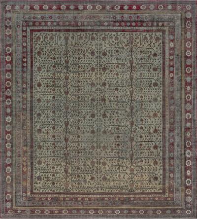 Vintage Silk Samarkand Rug