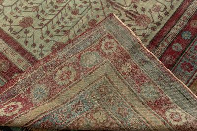 Vintage Silk Samarkand Rug