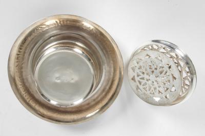 Vintage Silver Plate Floral Table Centrepiece