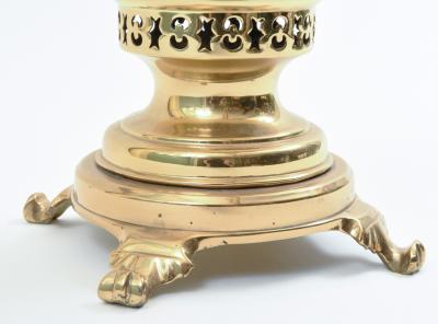 Vintage Solid Brass Hallmarked with Side Handles Samovar