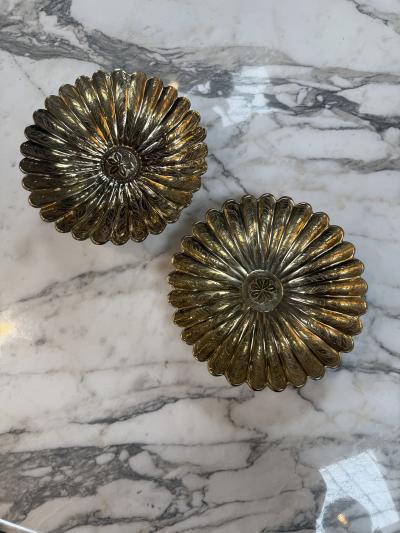 Vintage Solid Brass Pedestal Bowl
