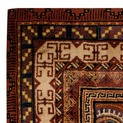 Vintage Spanish Handmade Wool Rug