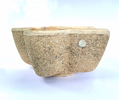 Vintage Star Shaped Cement Planters 1960s