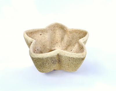 Vintage Star Shaped Cement Planters 1960s