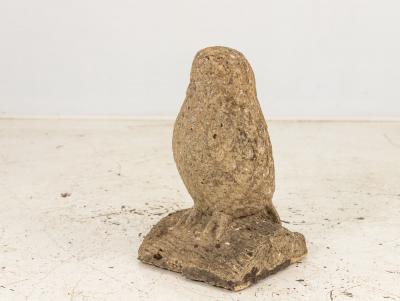 Vintage Stone Owl Garden Ornament