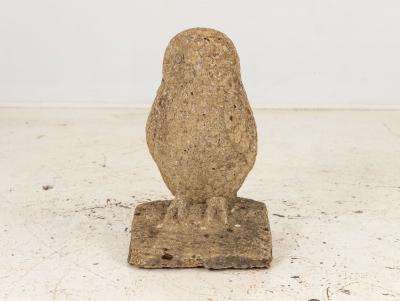 Vintage Stone Owl Garden Ornament