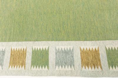 Vintage Swedish Flat Weave Rug by Bitte Ahlgren