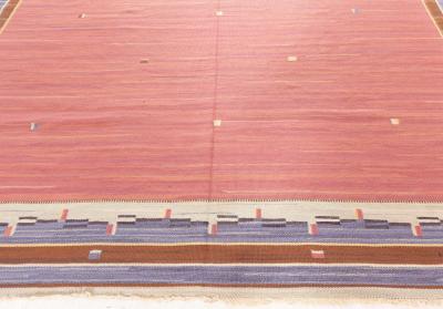 Vintage Swedish Flat Weave by Marta Gahn Designed For SH