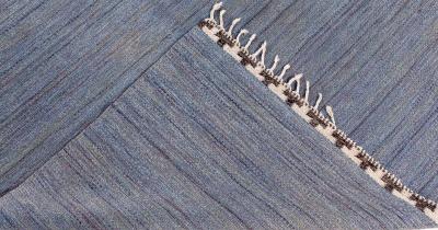 Vintage Swedish Flat Woven Rug