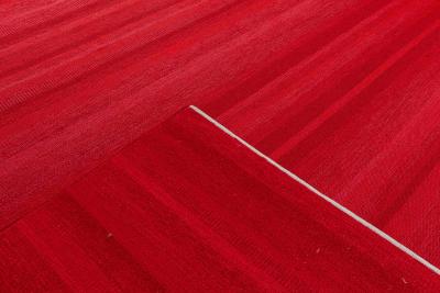 Vintage Swedish Flat Woven Rug