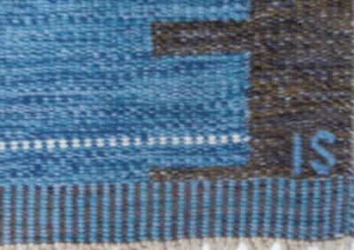 Vintage Swedish Flat Woven by Ingegerd Silow