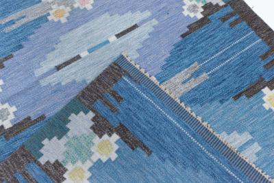Vintage Swedish Flat Woven by Ingegerd Silow