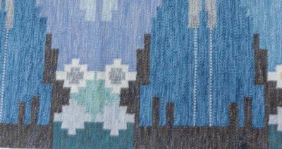 Vintage Swedish Flat Woven by Ingegerd Silow