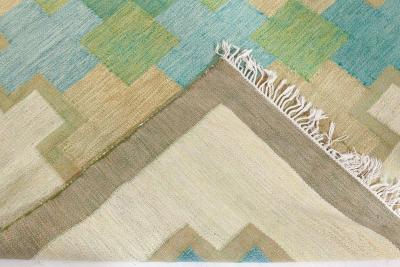 Vintage Swedish Flat Woven by Kerstin Persson