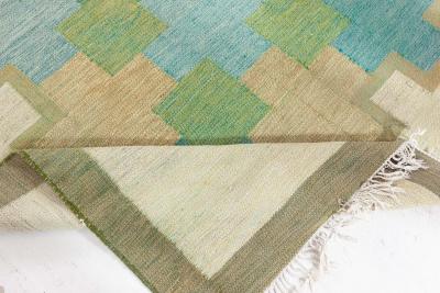 Vintage Swedish Flat Woven by Kerstin Persson