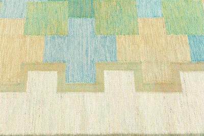Vintage Swedish Flat Woven by Kerstin Persson