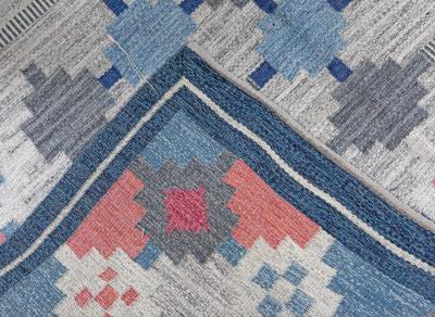 Vintage Swedish Flat woven by Ulla Parkdahl