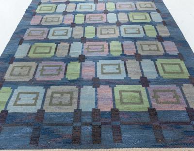Vintage Swedish Rug by Judith Johansson Spise Hall 