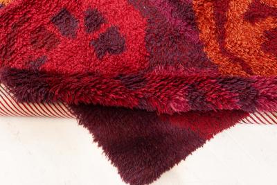 Vintage Swedish Rya Rug