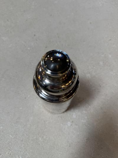 Vintage T F Chrome Cocktail Shaker Italian Barware