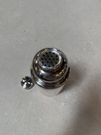 Vintage T F Chrome Cocktail Shaker Italian Barware