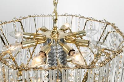 Vintage Teardrop Crystal Chandelier