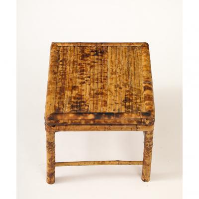 Vintage Tortoise Bamboo Plant Stand