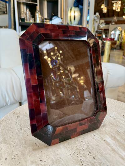 Vintage Tortoiseshell Mosaic Picture Frame