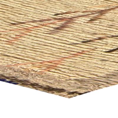 Vintage Tribal Hand Woven Moroccan Rug in Natural Wool