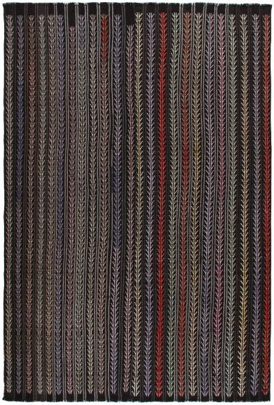 Vintage Tribal Multicolor Flatweave Rug