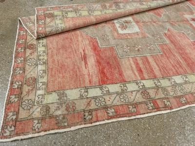 Vintage Turkish Anatolian Gallery Carpet
