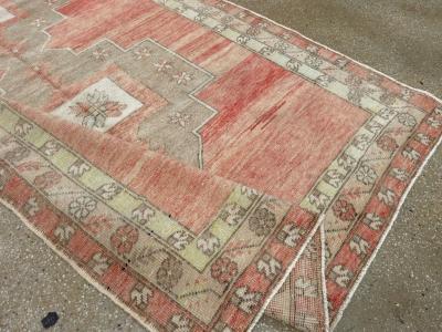 Vintage Turkish Anatolian Gallery Carpet