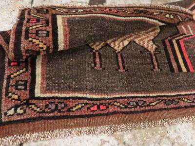 Vintage Turkish Anatolian Pictorial Rug Pair 2 of 2 