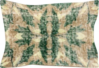 Vintage Turkish Mid Century Modern Pillow 16 x 23 