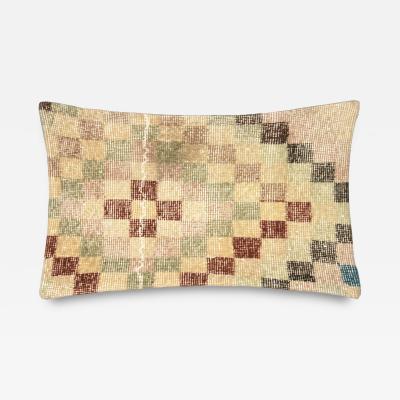 Vintage Turkish Mid Century Modern Pillow 17 x 23 