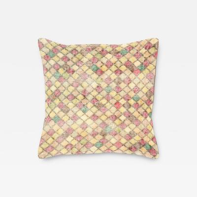 Vintage Turkish Mid Century Modern Pillow 20 x 20 