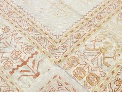 Vintage Turkish Oushak Rug 103 x 147 