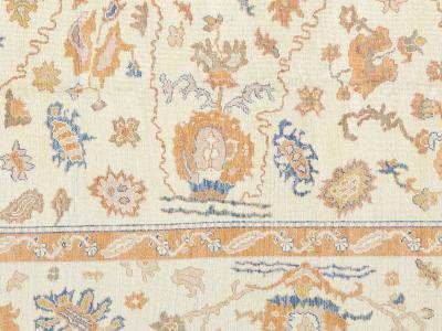 Vintage Turkish Oushak Rug 108 x 1310 