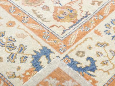 Vintage Turkish Oushak Rug 108 x 1310 