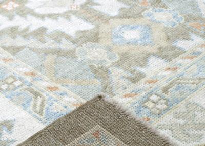 Vintage Turkish Oushak Rug 109 x 146 