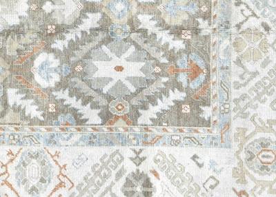 Vintage Turkish Oushak Rug 109 x 146 