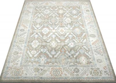 Vintage Turkish Oushak Rug 109 x 146 