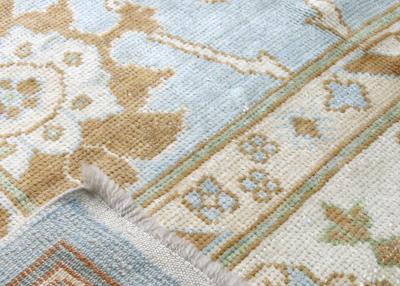 Vintage Turkish Oushak Rug 112 x 167 