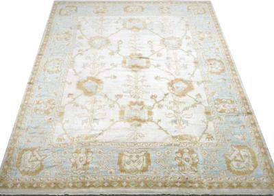 Vintage Turkish Oushak Rug 114 x 165 